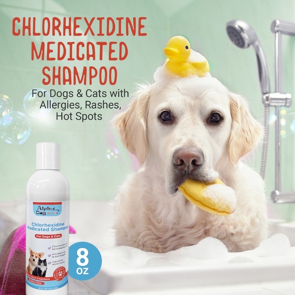 ALPHA DOG SERIES Chlorhexidine Ketoconazole Anti Itch Hot Spot Relief Shampoo - Picture 3 of 7